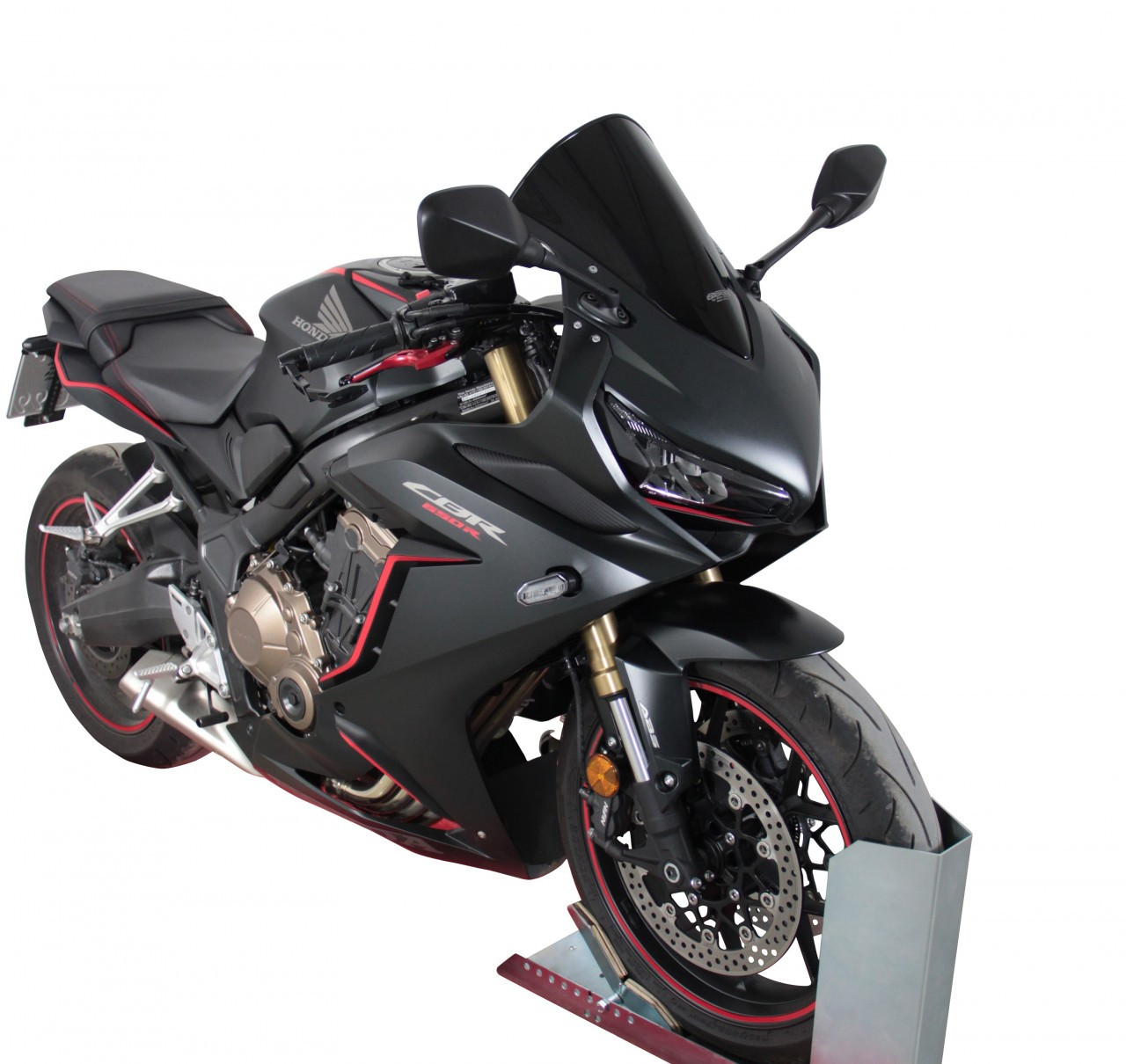 Szyba motocyklowa MRA HONDA CBR 650 R 2019-2023, forma R, czarna