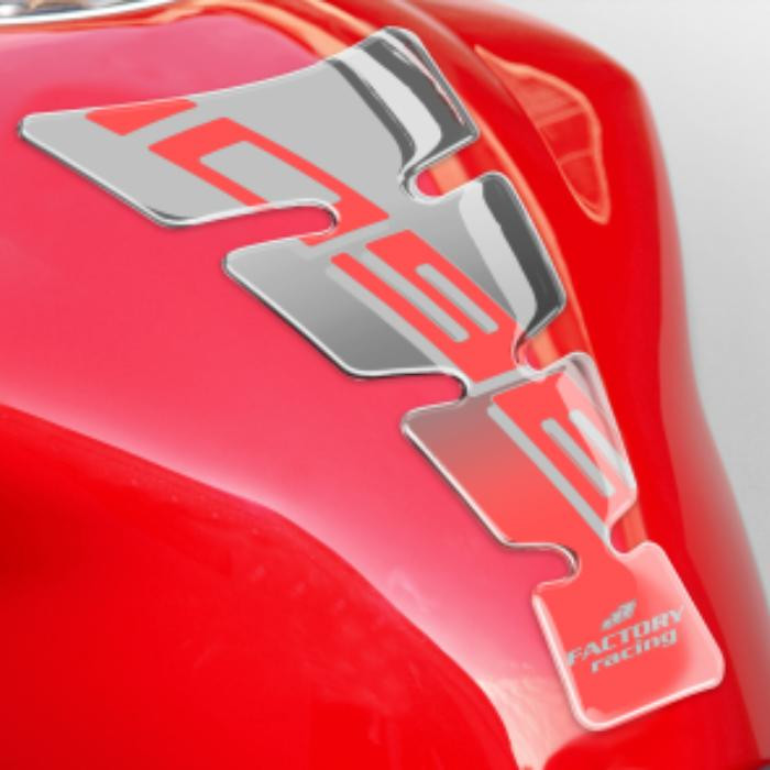 ONEDESIGN Tankpad Spirit shape logo 1098 srebrny/transparentny