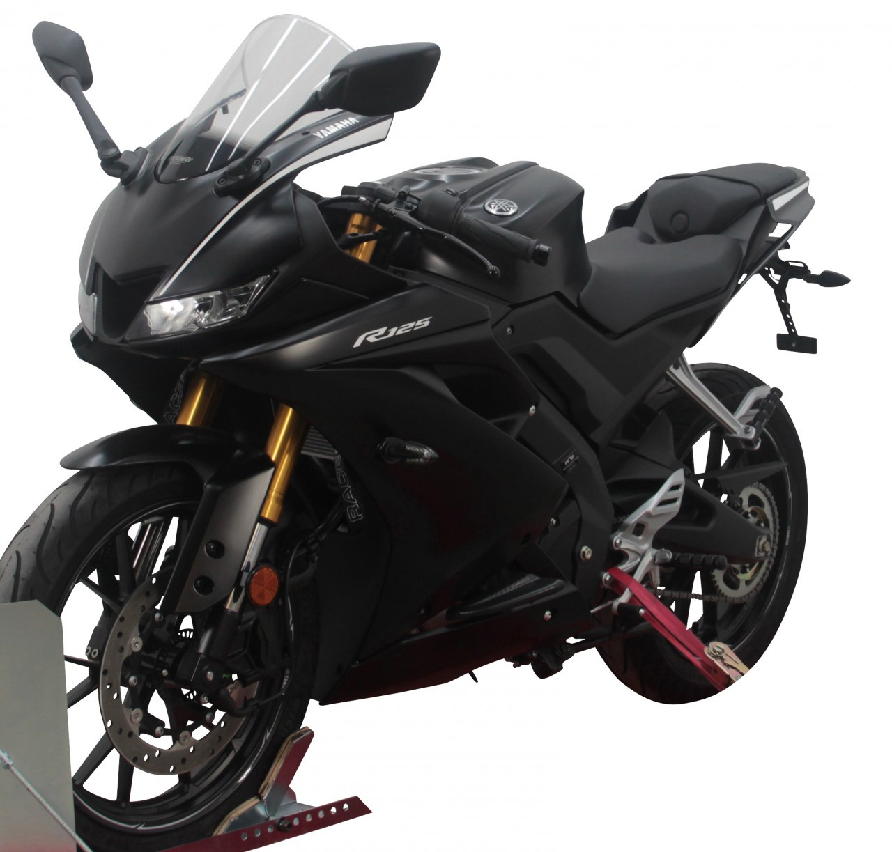 Szyba motocyklowa MRA YAMAHA YZF R125 2019-2022, forma R, bezbarwna