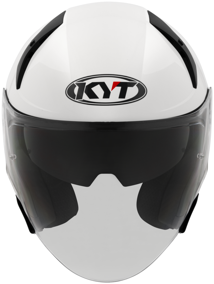 Kask Motocyklowy KYT TTR-JET połysk biały ECE/ONU 22-06