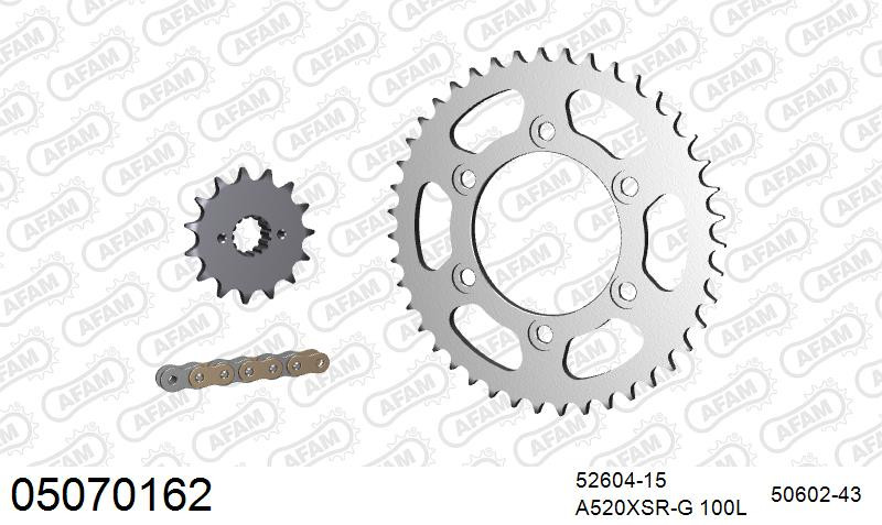 Zestaw napędowy AFAM do DUCATI 600 Monster