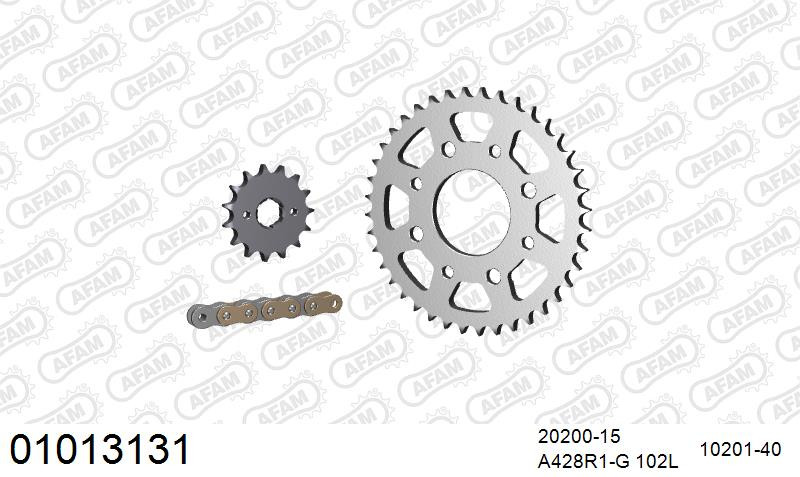Zestaw napędowy AFAM do HONDA CB 125 S