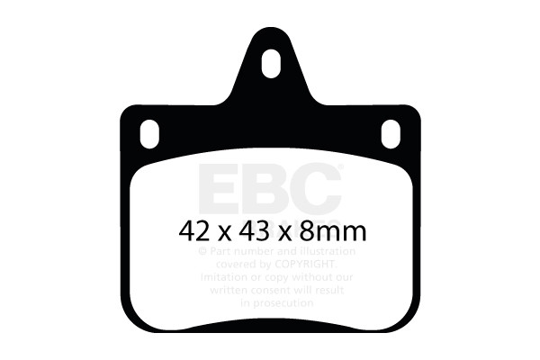 EBC Klocki kartingowe FA561 (1 kpl. na tarczę)