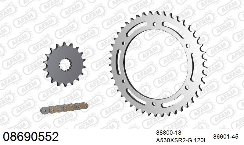 Zestaw napędowy AFAM do TRIUMPH Tiger Sport 1050 ABS