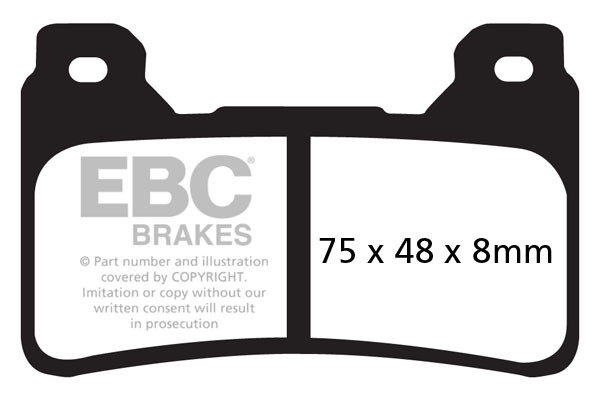 EBC Brakes Klocki hamulcowe EBC FA390HH wzmacniane (kpl. na 1 tarcze)