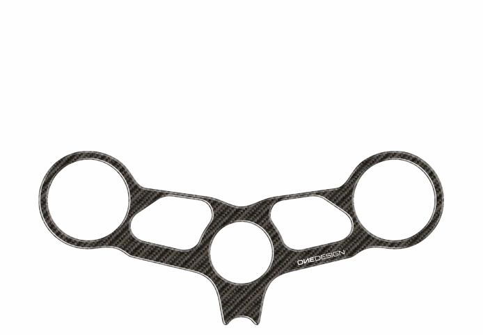 ONEDESIGN Naklejka na półkę kierownicy Ducati 999 / 749