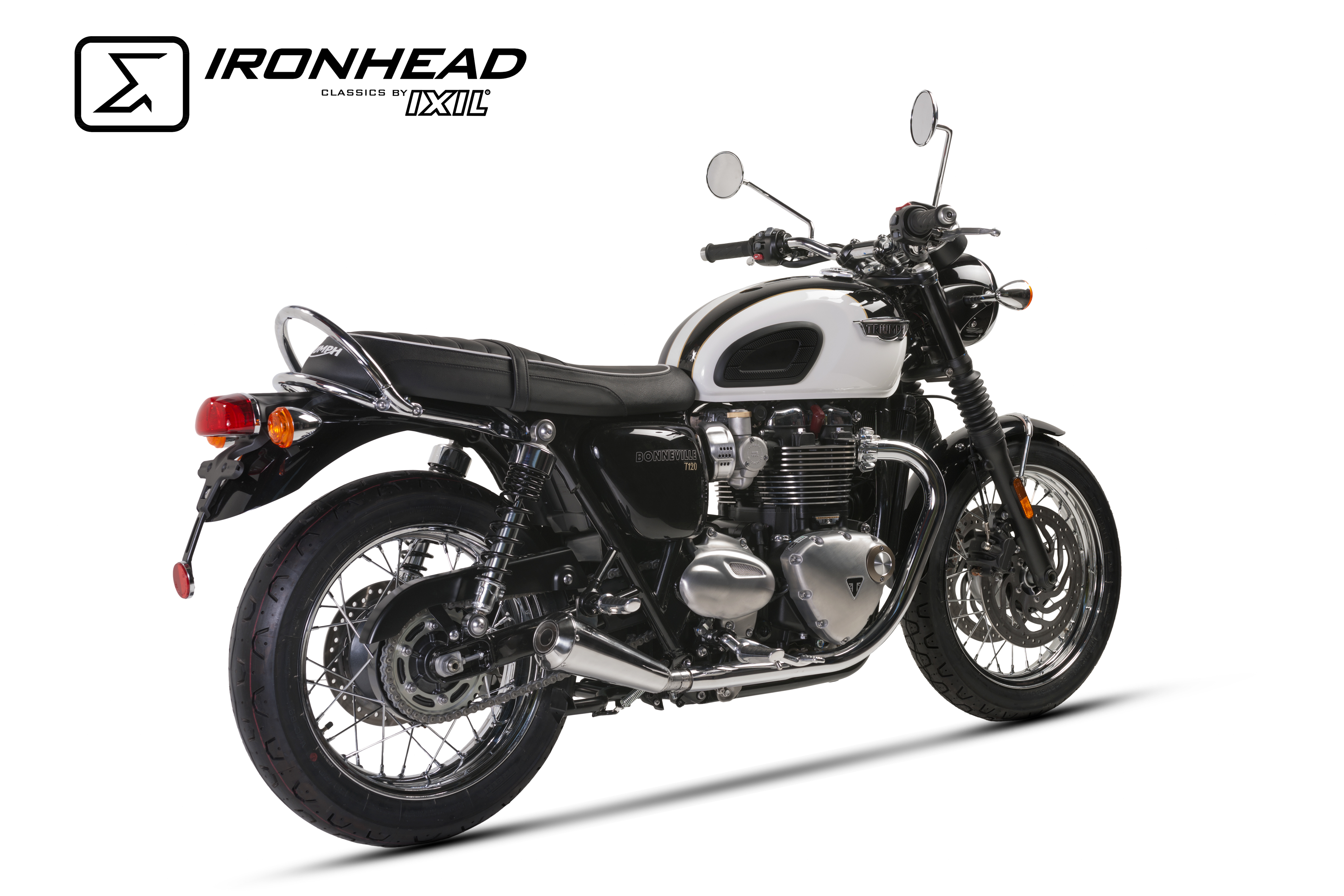 Tłumik lewy IXIL TRIUMPH BONNEVILLE - T120 2016 (DU01) typ OVC11SS (waga: 2100g, długość: 270 mm.)