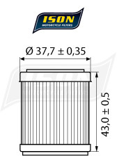 ISON filtr oleju ISON142