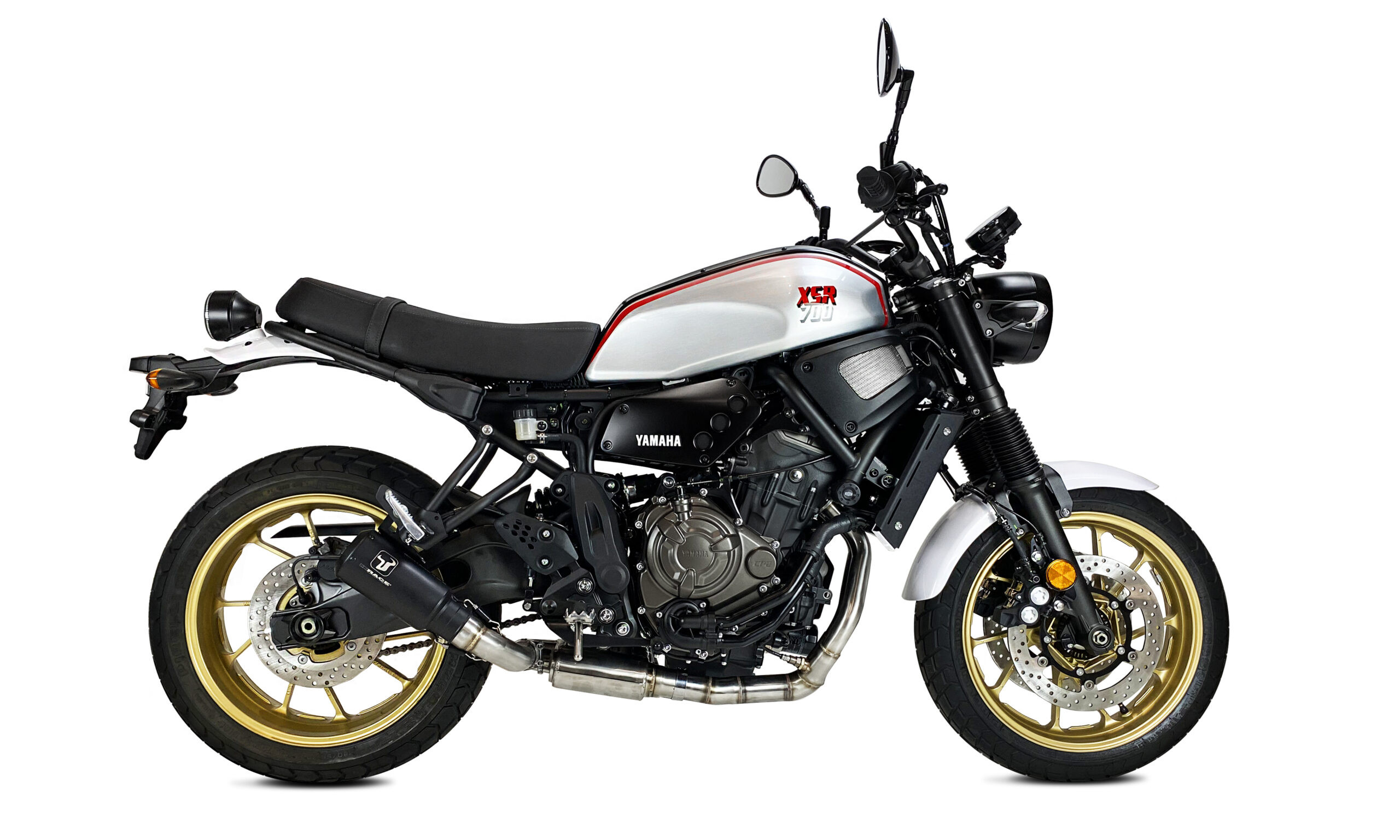 Tłumik IXRACE YAMAHA XSR 700 21-23 (RM36 RM37) FULL SYSTEM WITH CAT. typ MK2B MK2 SERIES BLACK (Homologacja)