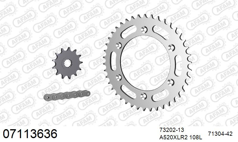 Zestaw napędowy AFAM do KTM 125 Sting