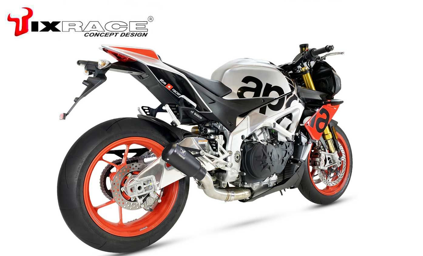Tłumik IXRACE APRILIA RSV4 / FACTORY 1100 17-20 (KE KE1) SLIP ON typ MK2B MK2 SERIES BLACK