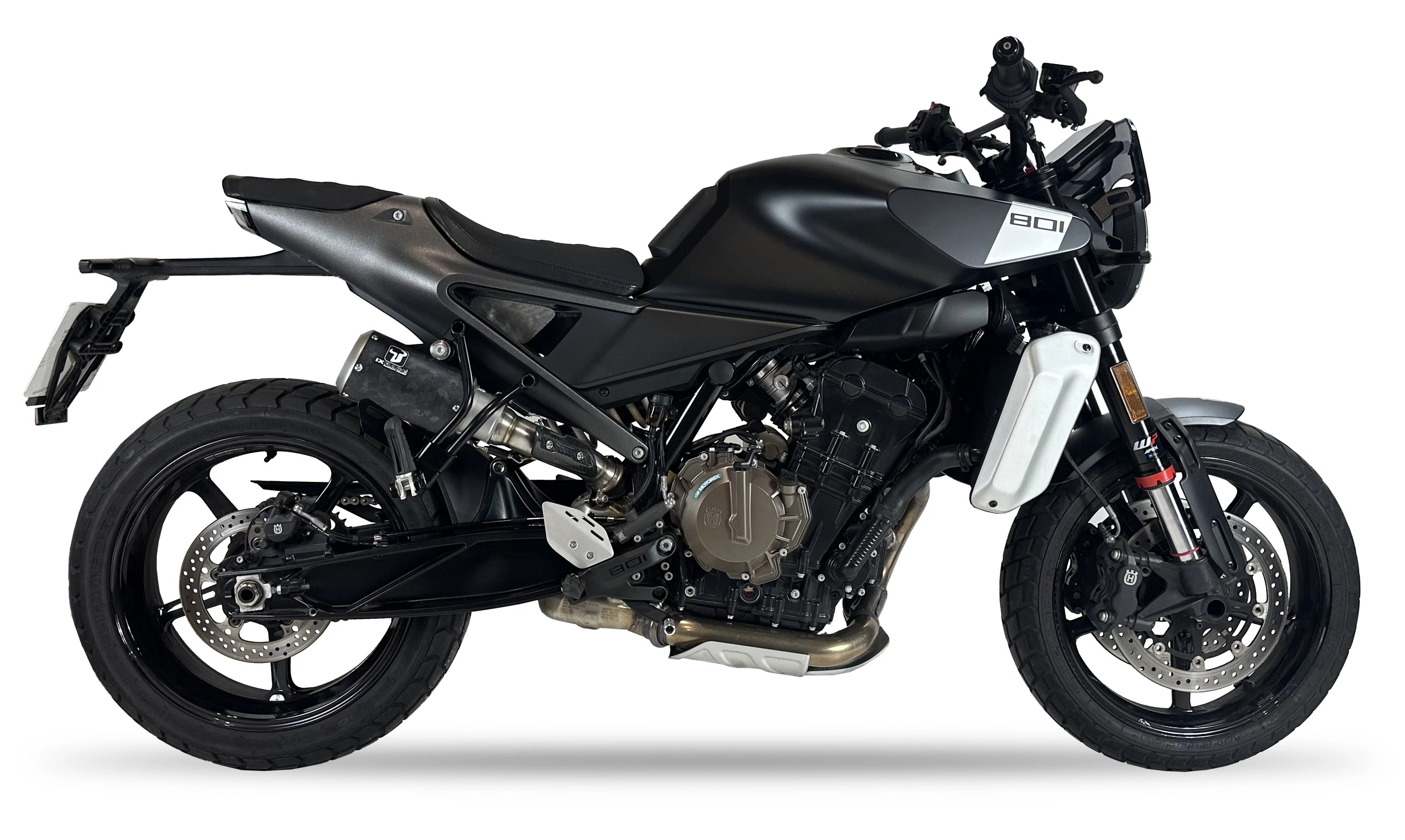 IXRACE Tłumik HUSQVARNA SVARTPILEN 801 (HQV CV1) typ MK2C MK2 CARBON FORGED (Homologacja)
