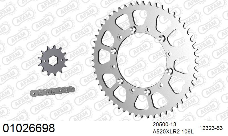 Zestaw napędowy AFAM do HONDA XR 250 R B,C,D