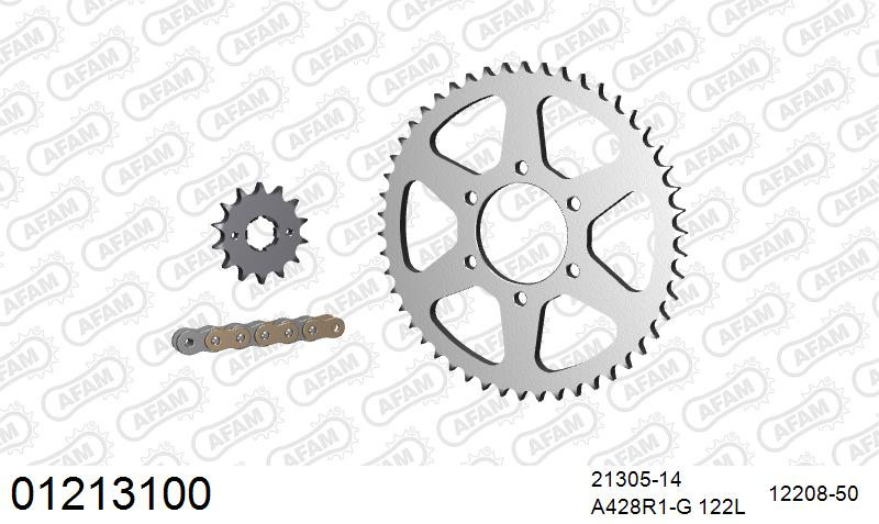 Zestaw napędowy AFAM do YAMAHA TW 125