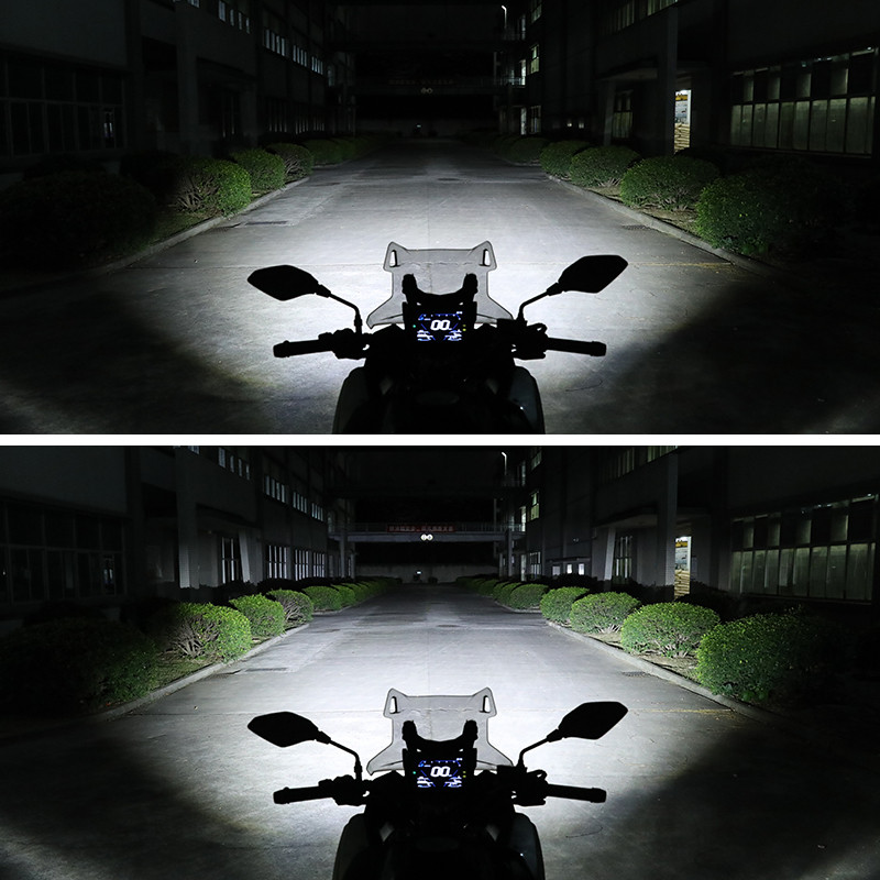 LOBOO L7 lampy LED drogowe i mijania pomocnicze tylko dla VOGE DS525X, 15 000 Lumenów, homologacja, zestaw