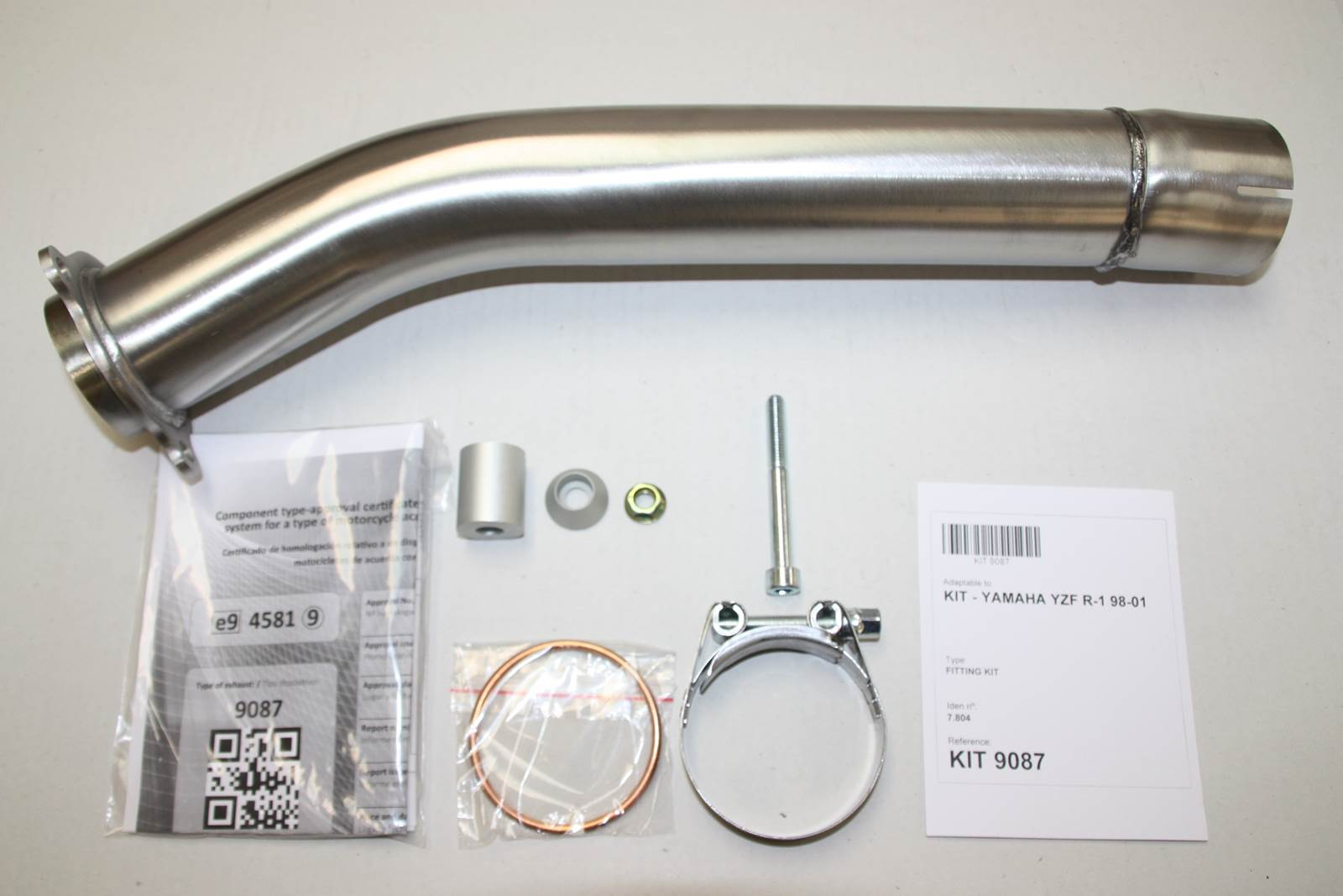 Tłumik IXIL YAMAHA YZF 1000 R-1 98-01 (RN01) typ SOVE (waga: 3000g, długość: 423 mm., materiał: Inox AISI304, kolor: Black paint