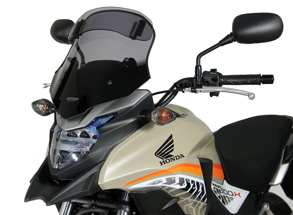 Szyba motocyklowa MRA HONDA CB 500 X /XA PC59 / PC64 / PC64A 2016-, forma VT, bezbarwna