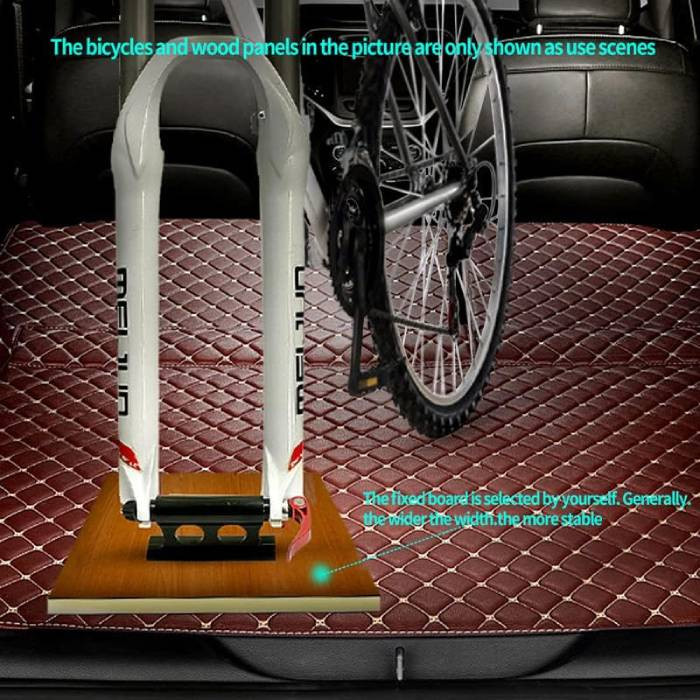 Uchwyt przedniej osi do transportu roweru z adapterami ROXAR