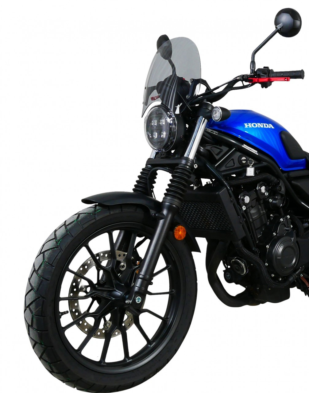 Szyba motocyklowa MRA HONDA CL 500 2023-, forma TN, przyciemniana