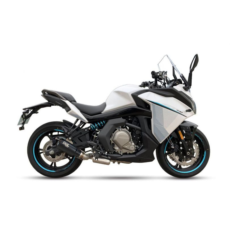 Tłumik IXIL CFMOTO 650 GT (CF650-8 CF650-8F) typ RB (waga: 900g, długość: 230 mm., materiał: Inox AISI304, kolor: Black painted)