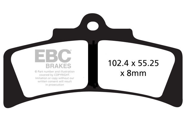 EBC Brakes Klocki hamulcowe EBC GFA183HH torowe/profesjonalne (kpl. na 1 tarcze)