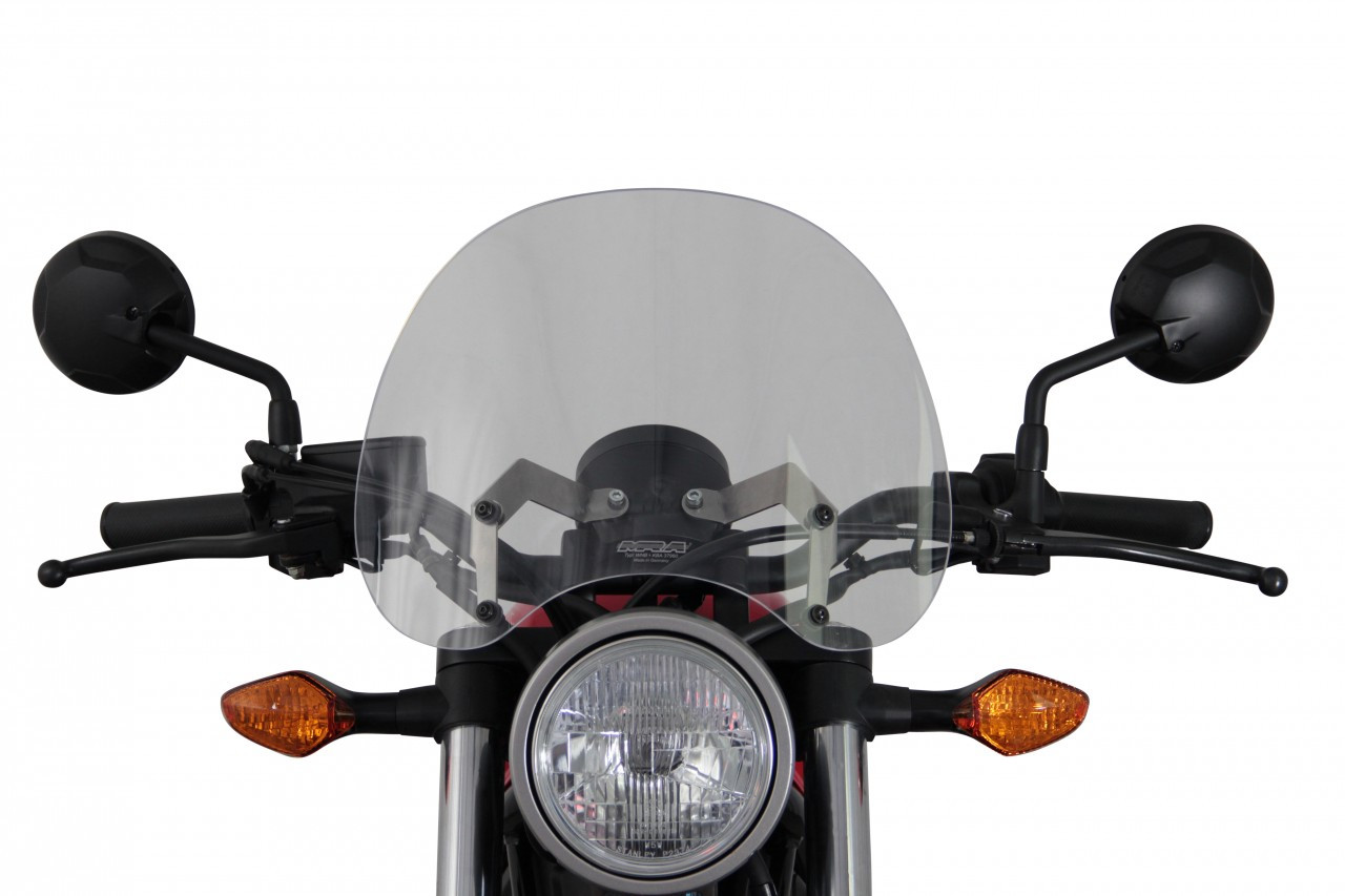 Szyba motocyklowa MRA HONDA CMX 500 REBEL 2017-2019, forma NTM, bezbarwna