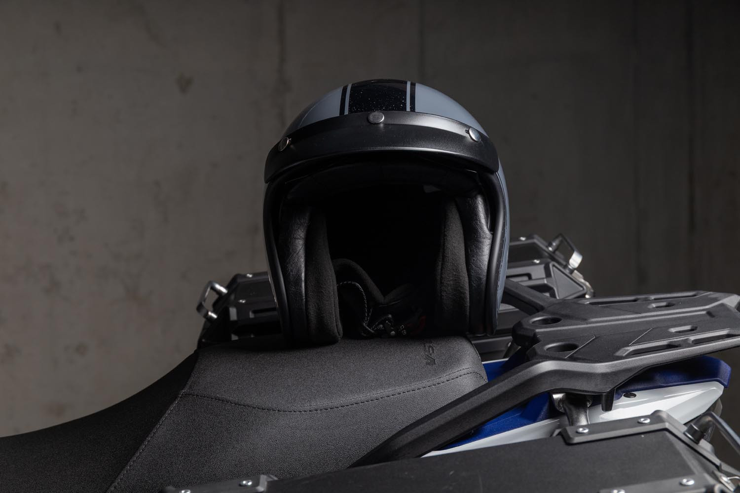 ROXAR HELMETS Kask motocyklowy otwarty retro ROXAR CLASSIC '92 szaro-czarny