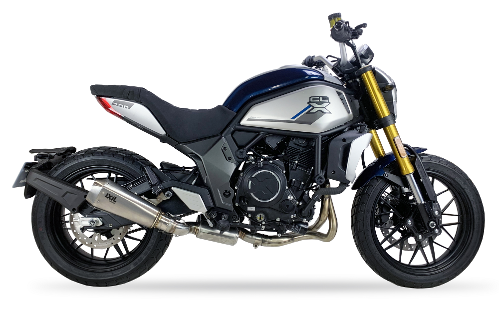 Tłumik IXIL CFMOTO 700 CL-X 19-23 (CF700-2) HERITAGE/SPORT/ADVENTURE typ RB (waga: 900g, długość: 230 mm., materiał: Inox AISI30