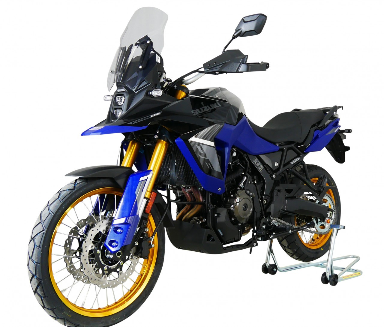 Szyba motocyklowa MRA SUZUKI V-STROM 800 /DE /RE 2023-, forma NTM, przyciemniana