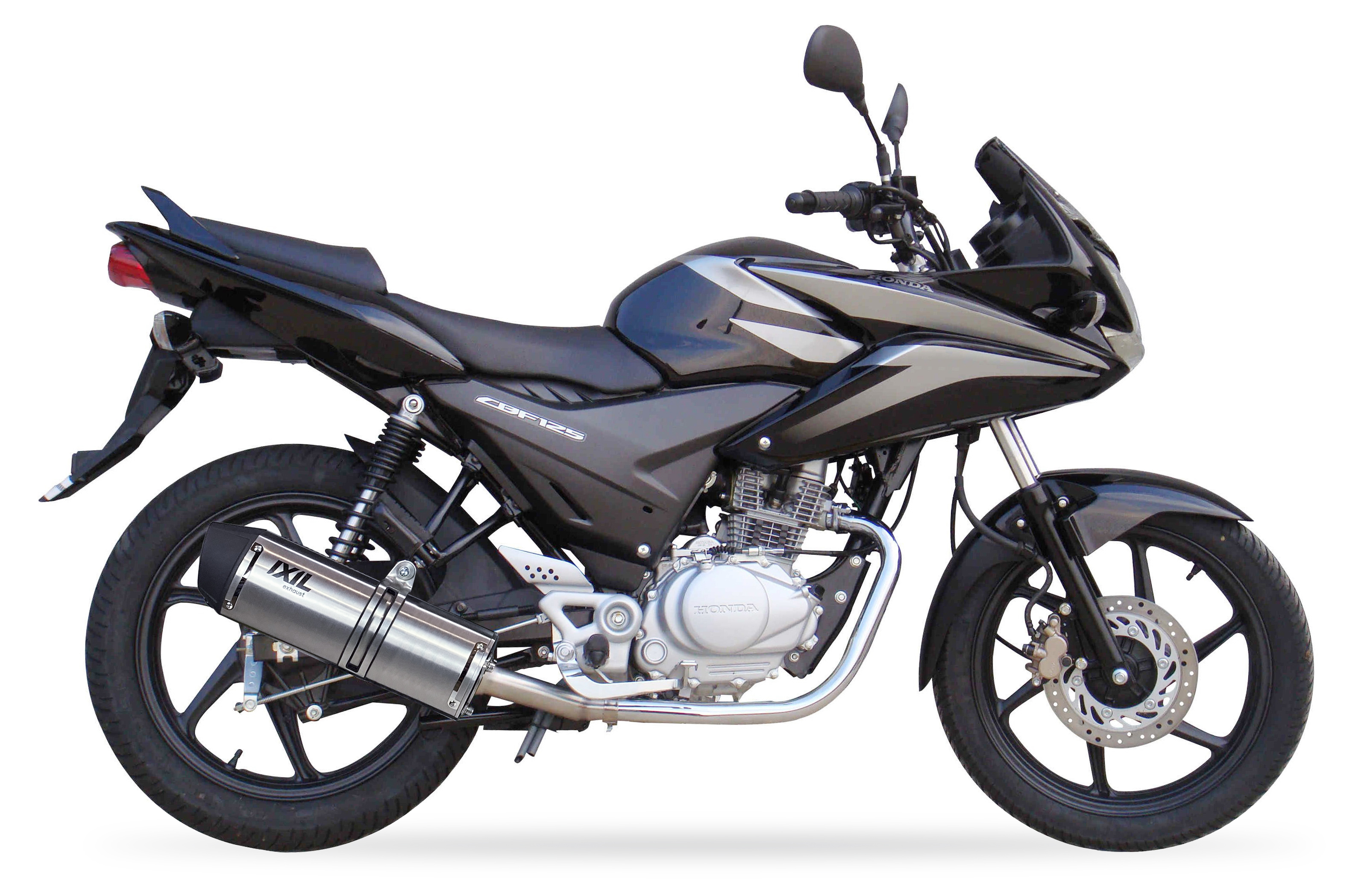 Tłumik IXIL HONDA CBF 125 09-15 (JC40) typ SOVE (waga: 3000g, długość: 423 mm., materiał: Inox AISI304, kolor: Black painted) FU