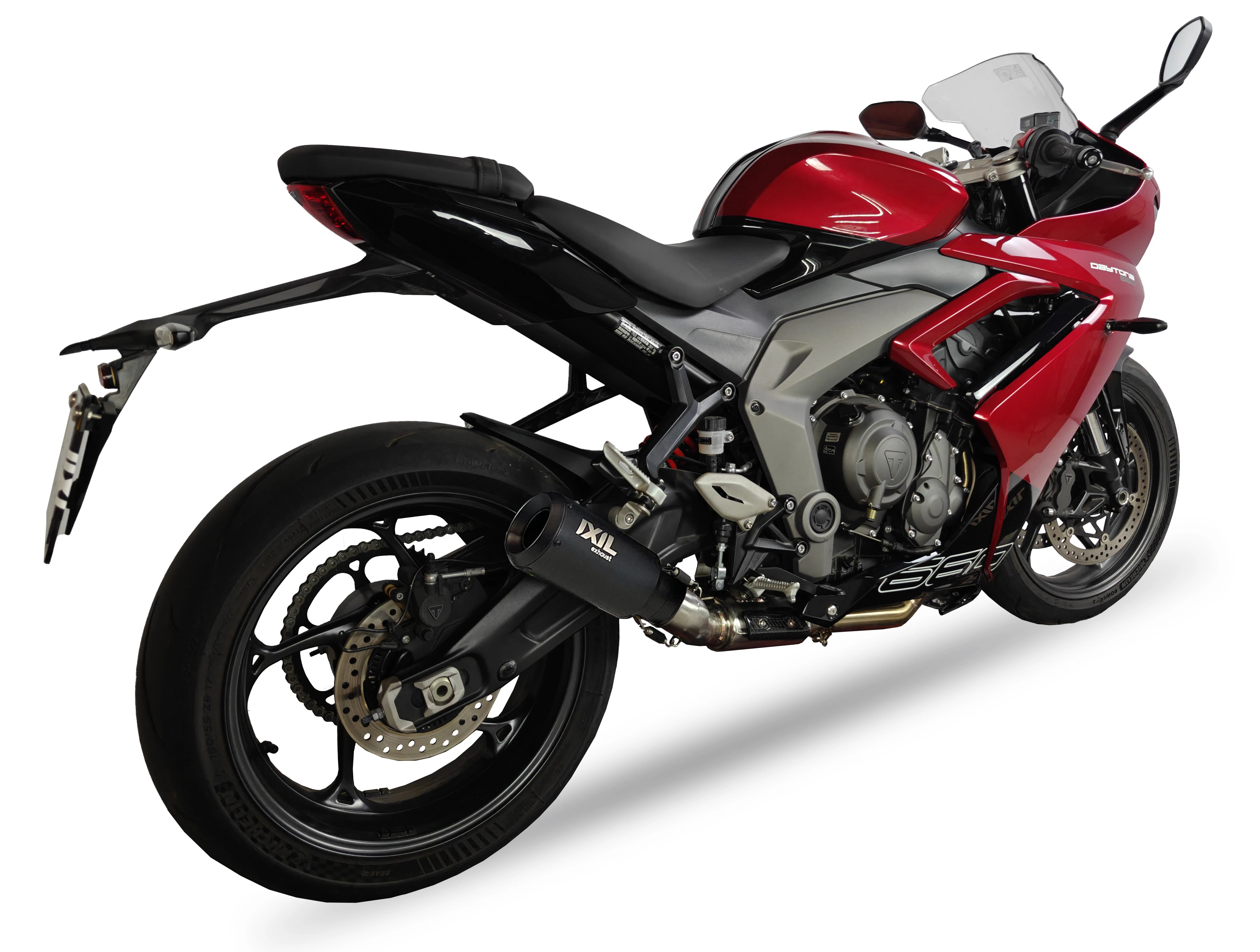 IXIL Układ wydechowy, tłumik TRIUMPH DAYTONA 660 24-26 (LG20 LG21) typ RB FULL SYSTEM - RACE XTREM BLACK