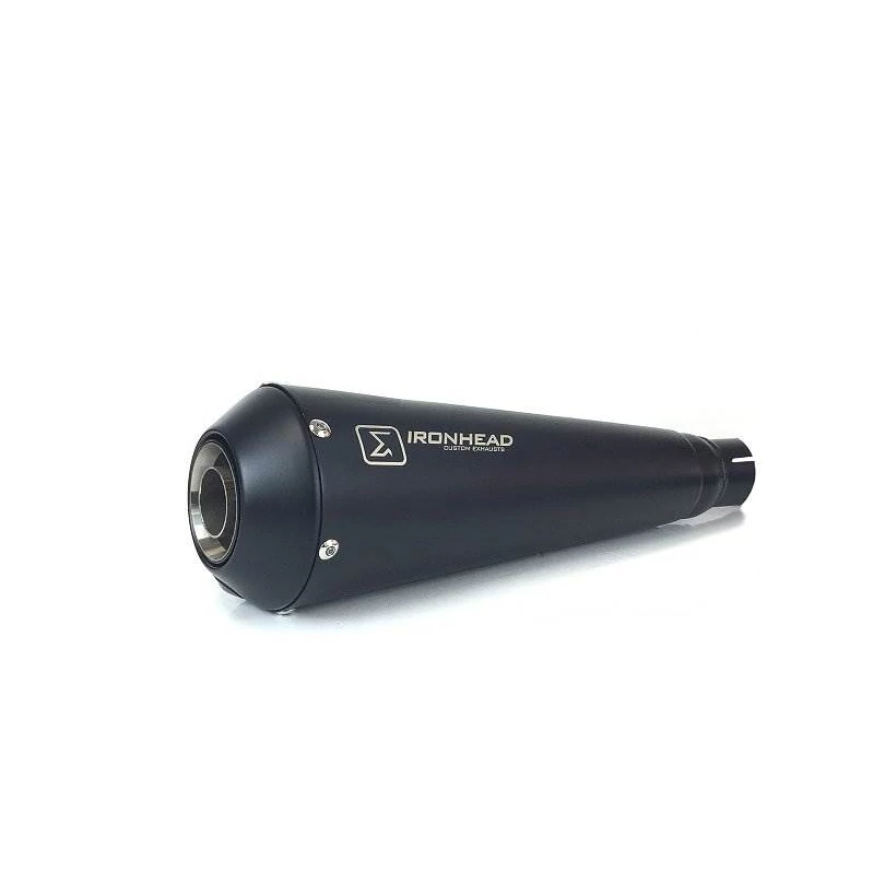 IXIL Tłumik MOTO GUZZI V7 850 SPECIAL / STONE typ OVC11SB SLIP ON (RIGHT MUFFLER) - IRONHEAD CONICAL BLACK INOX