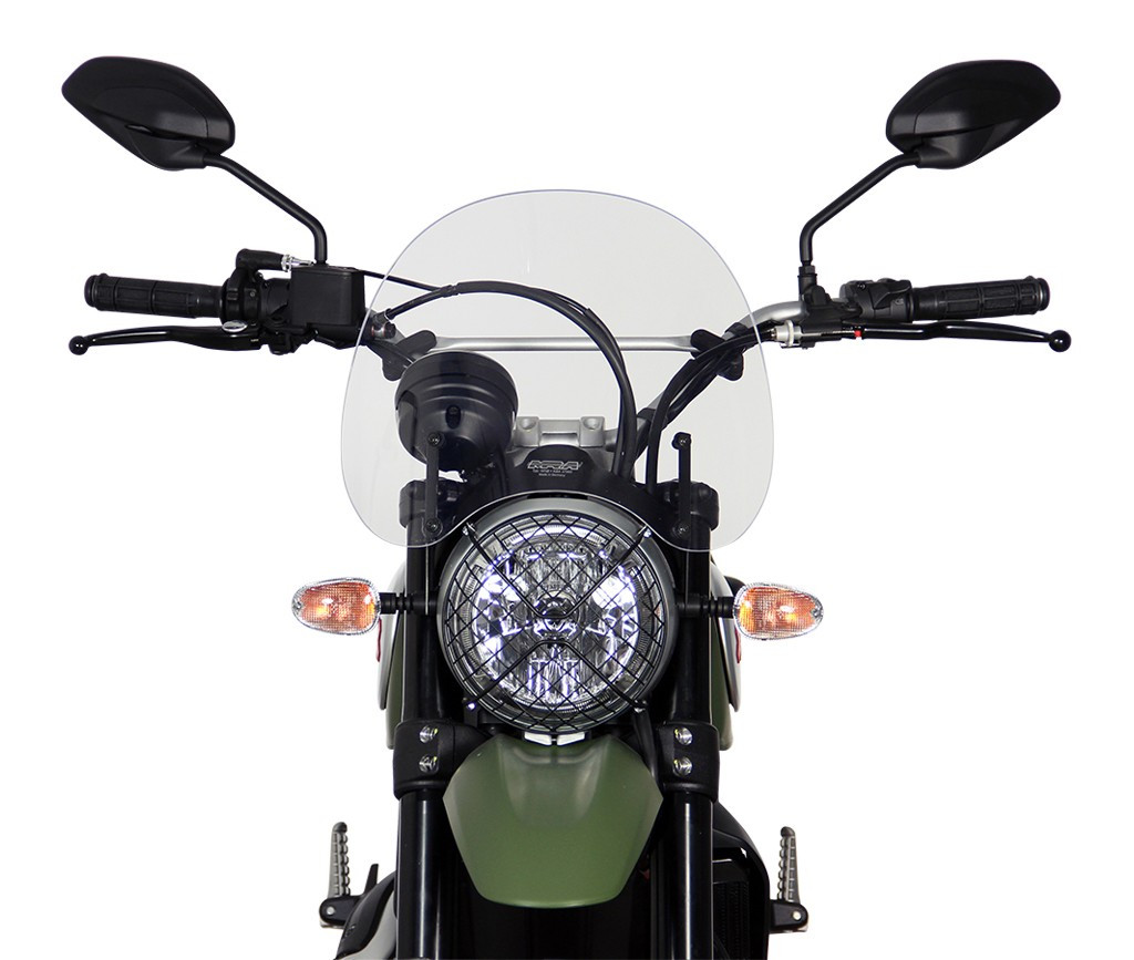 Szyba motocyklowa MRA DUCATI SCRAMBLER 800 K1 -2018, forma NT, przyciemniana