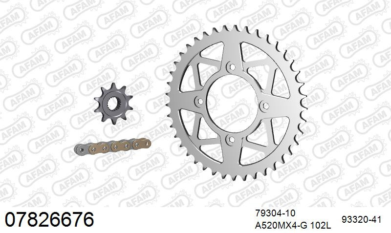 Zestaw napędowy AFAM do MONTESA 250 4RT Cota, 260 4RT Cota Standard, 4 Ride 260,Cota 300 RR, Cota 301 RR