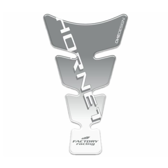 ONEDESIGN Tankpad Spirit shape logo Hornet srebrny/transparentny
