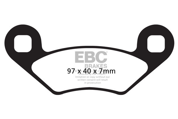 EBC Brakes Klocki hamulcowe EBC FA159TT (kpl. na 1 tarcze)