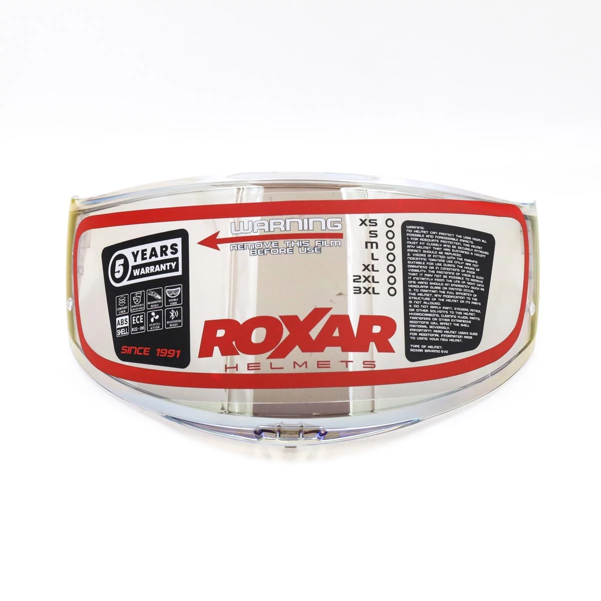 ROXAR HELMETS ROXAR Wizjer RX-ONE AS/PR Tęczowy Irydowy
