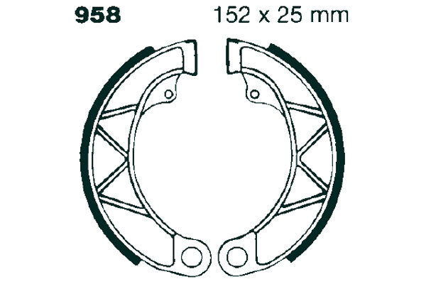 Szczęki hamulcowe EBC 958 (1 kpl.)