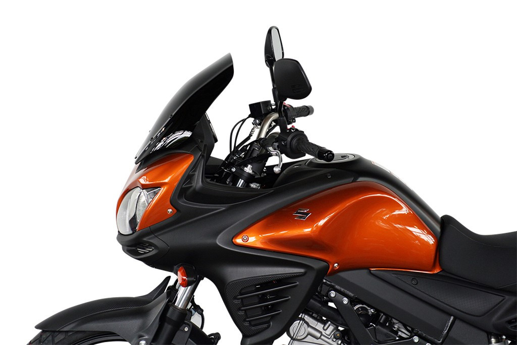 Szyba motocyklowa MRA SUZUKI DL 650 V-STROM /XT C7 2011-2016, forma T, czarna