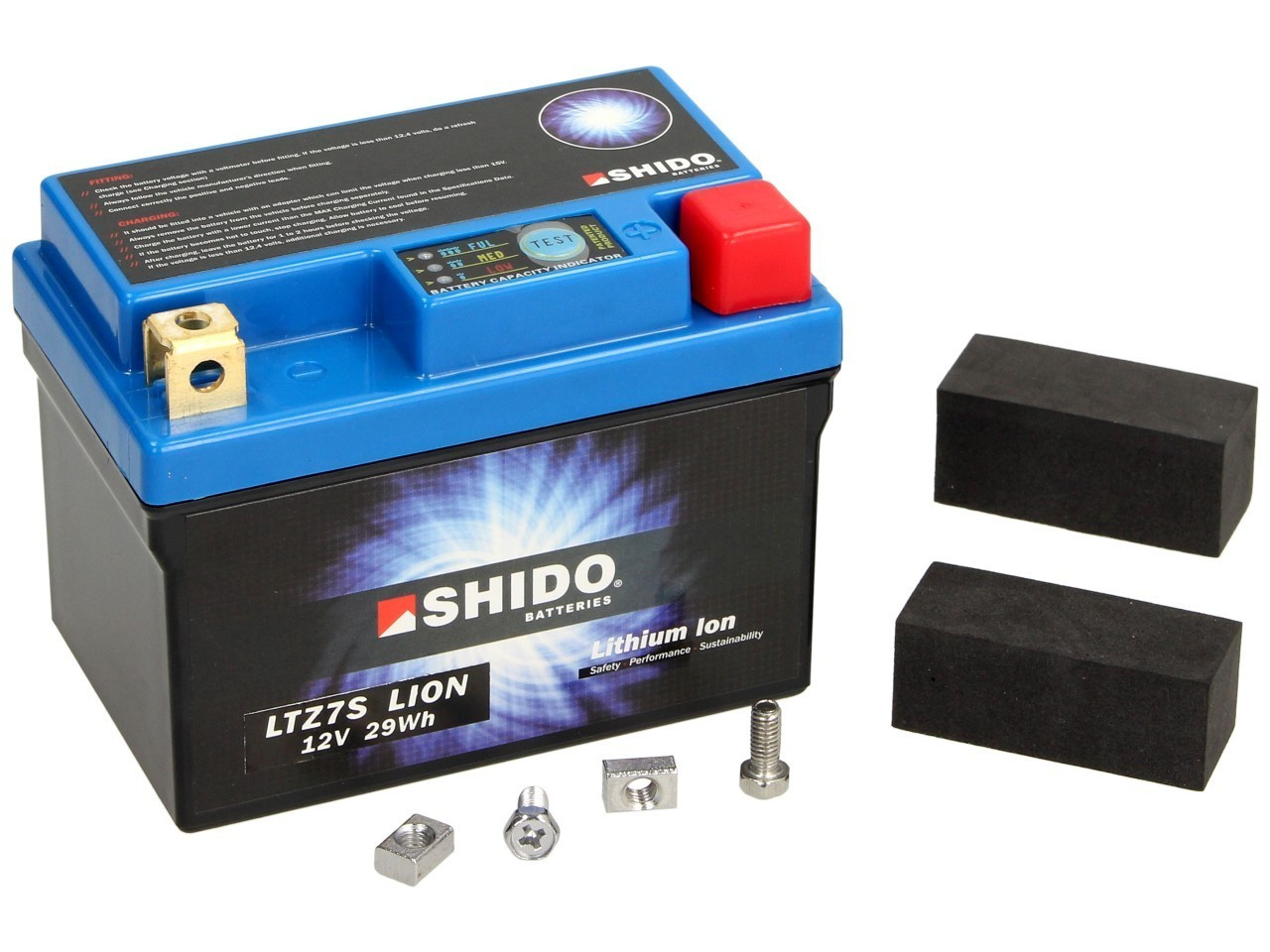 SHIDO Akumulator Litowo Jonowy LTZ14S 12V 5Ah 300A
