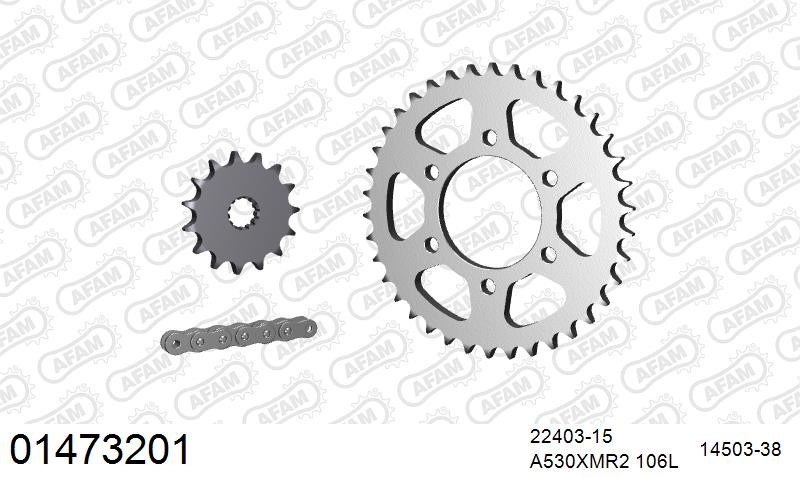 Zestaw napędowy AFAM do SUZUKI GR 650 D,E,F