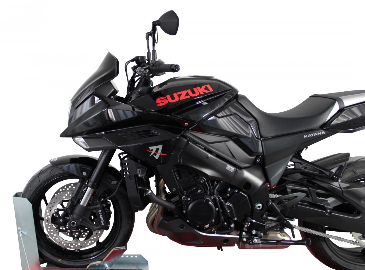 Szyba motocyklowa MRA SUZUKI GSX-S 1000 S KATANA 2019-, forma S, czarna