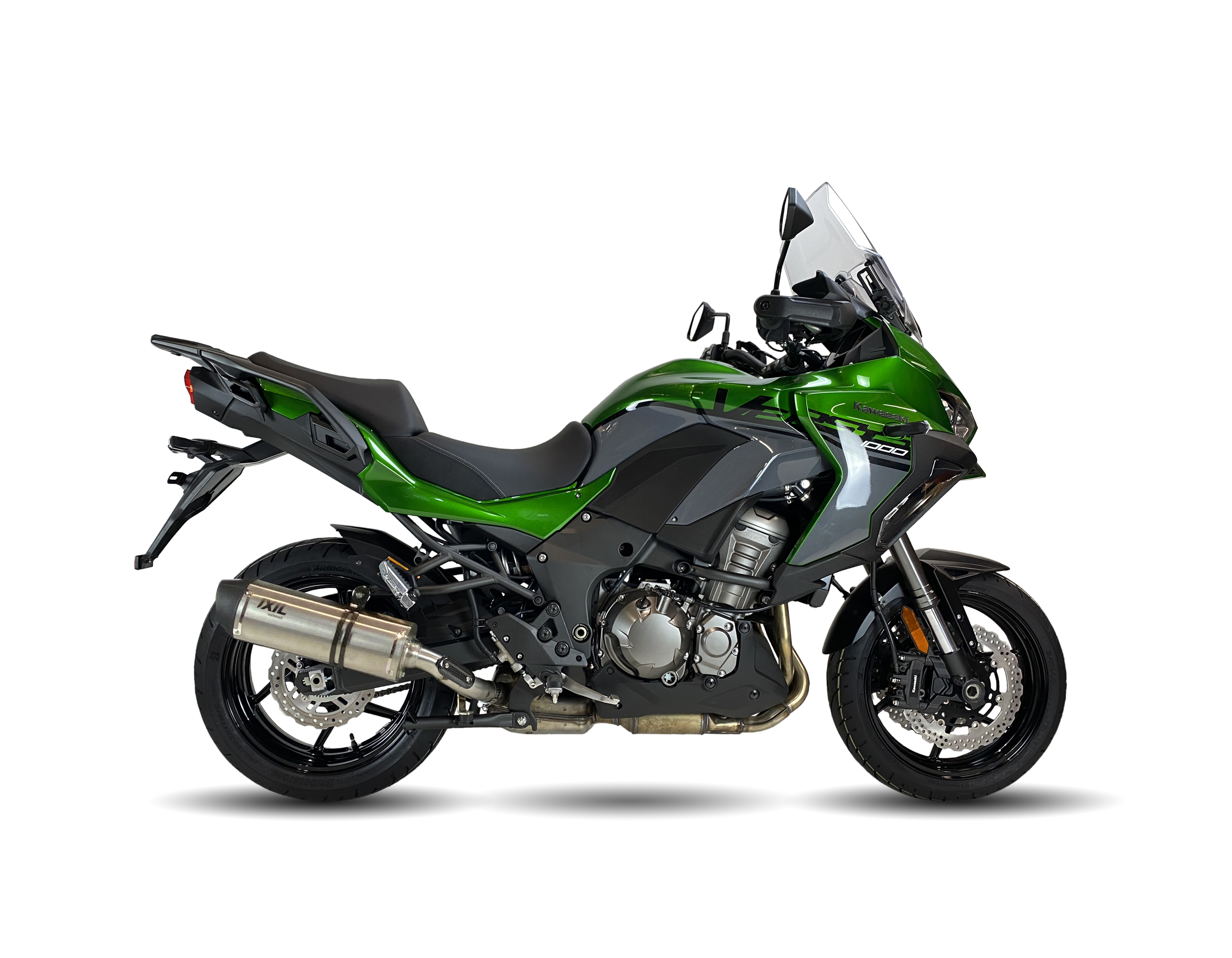 Tłumik IXIL KAWASAKI VERSYS 1000 20-23 (LZT00C) typ SOVE (waga: 3000g, długość: 423 mm., materiał: Inox AISI304, kolor: Black pa