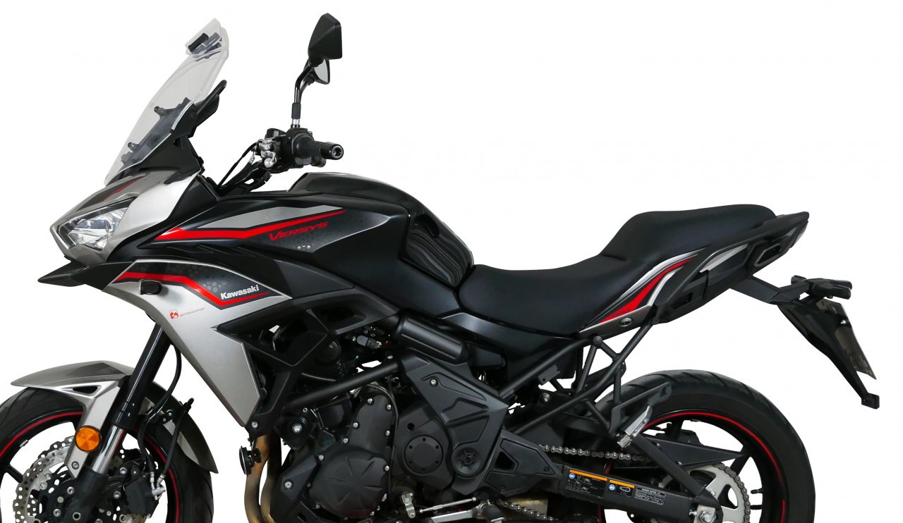 Szyba motocyklowa MRA KAWASAKI VERSYS 650 2022-, forma VTM, bezbarwna