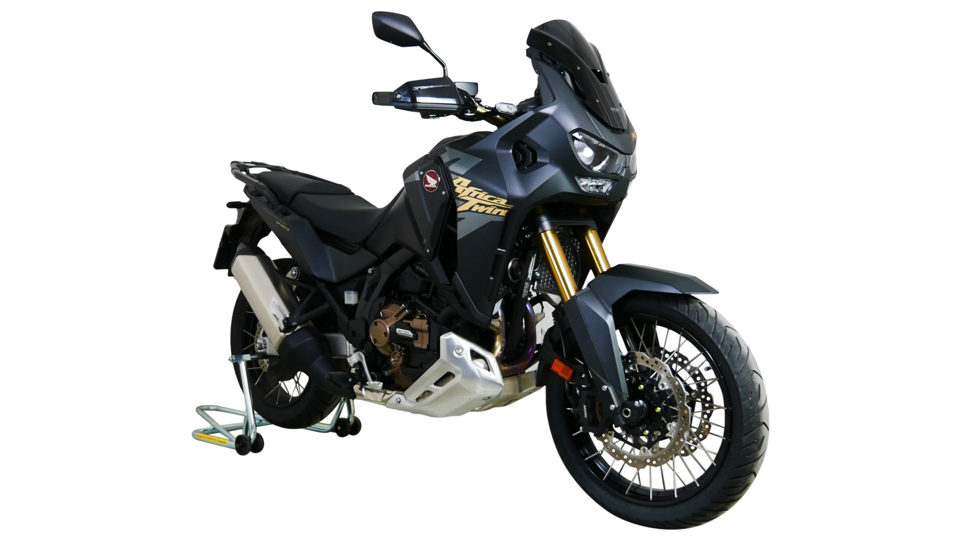 Szyba motocyklowa MRA HONDA CRF 1100 L A.T. AD.SPORTS ES /DCT 2024-, forma SPM, czarna