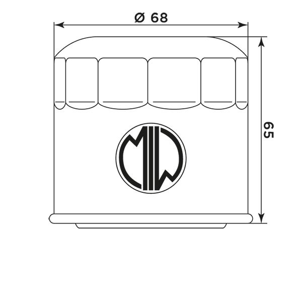MEIWA MIW Filtr Oleju S3011