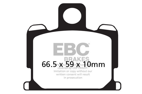 EBC Brakes Klocki hamulcowe EBC FA070 (kpl. na 1 tarcze)