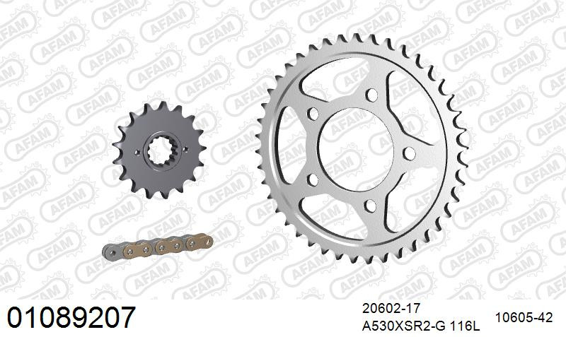 Zestaw napędowy AFAM do HONDA CB 1000 F Big One P,R,S,T,V