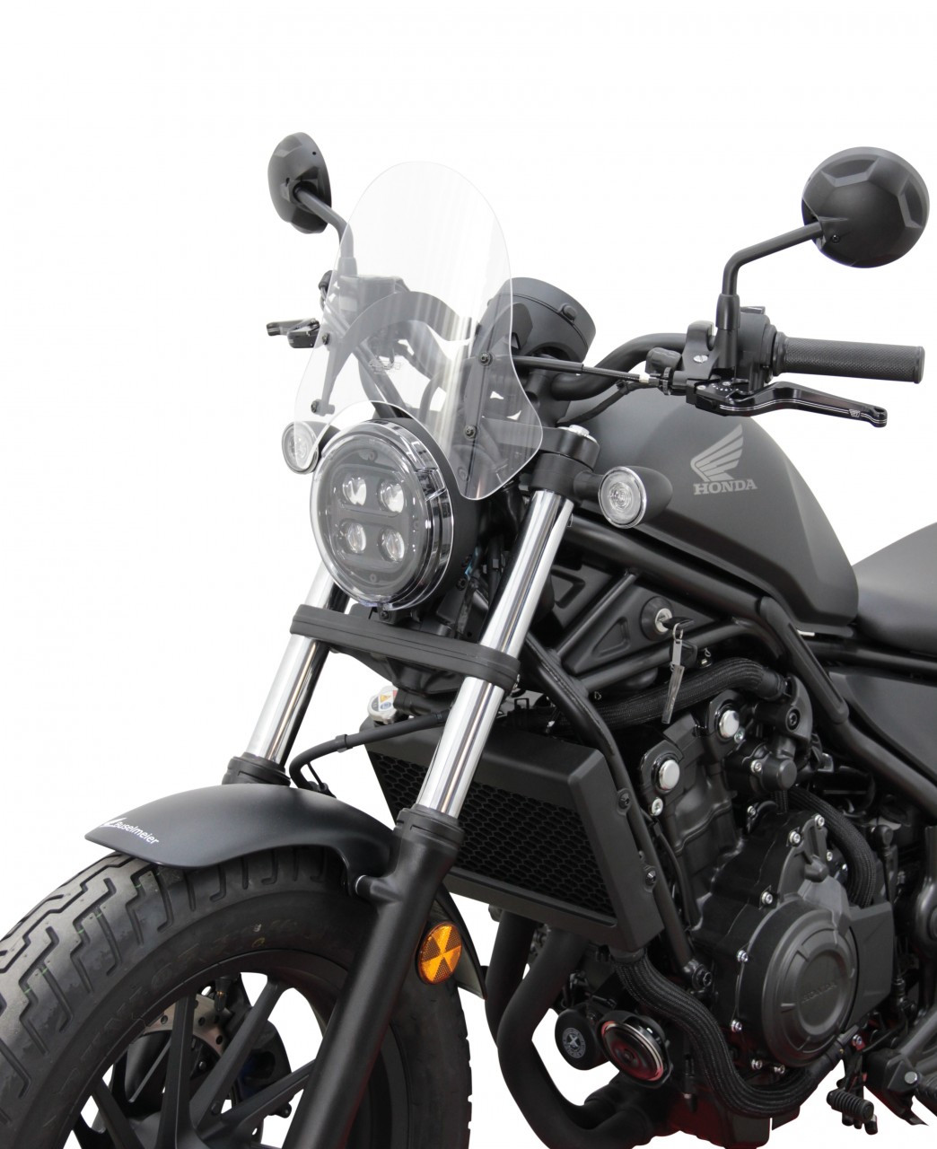 Szyba motocyklowa MRA HONDA CMX 500 REBEL 2020-, forma NSP, bezbarwna