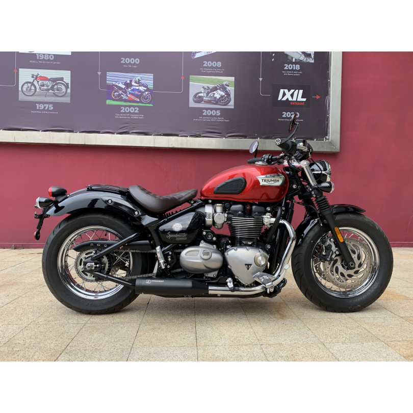 Tłumik prawy IXIL TRIUMPH SPEEDMASTER 18-22 (DV01 DV01A DX04) typ HC1-3SB (waga: 2500g, długość: 400 mm.)